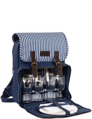 Three Rivers 4 Person Picnic Set Backpack