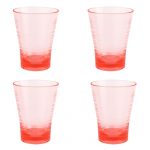 Set of 4 Candy Pink Tumblers
