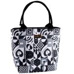 Lunch Bag tote Monochrome Tile 7L Luxury Insulated Lunch Tote