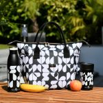 Monochrome Tile 7L Luxury Insulated Lunch Tote