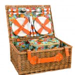 4 person picnic basket