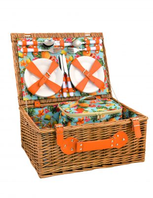 4 person picnic basket
