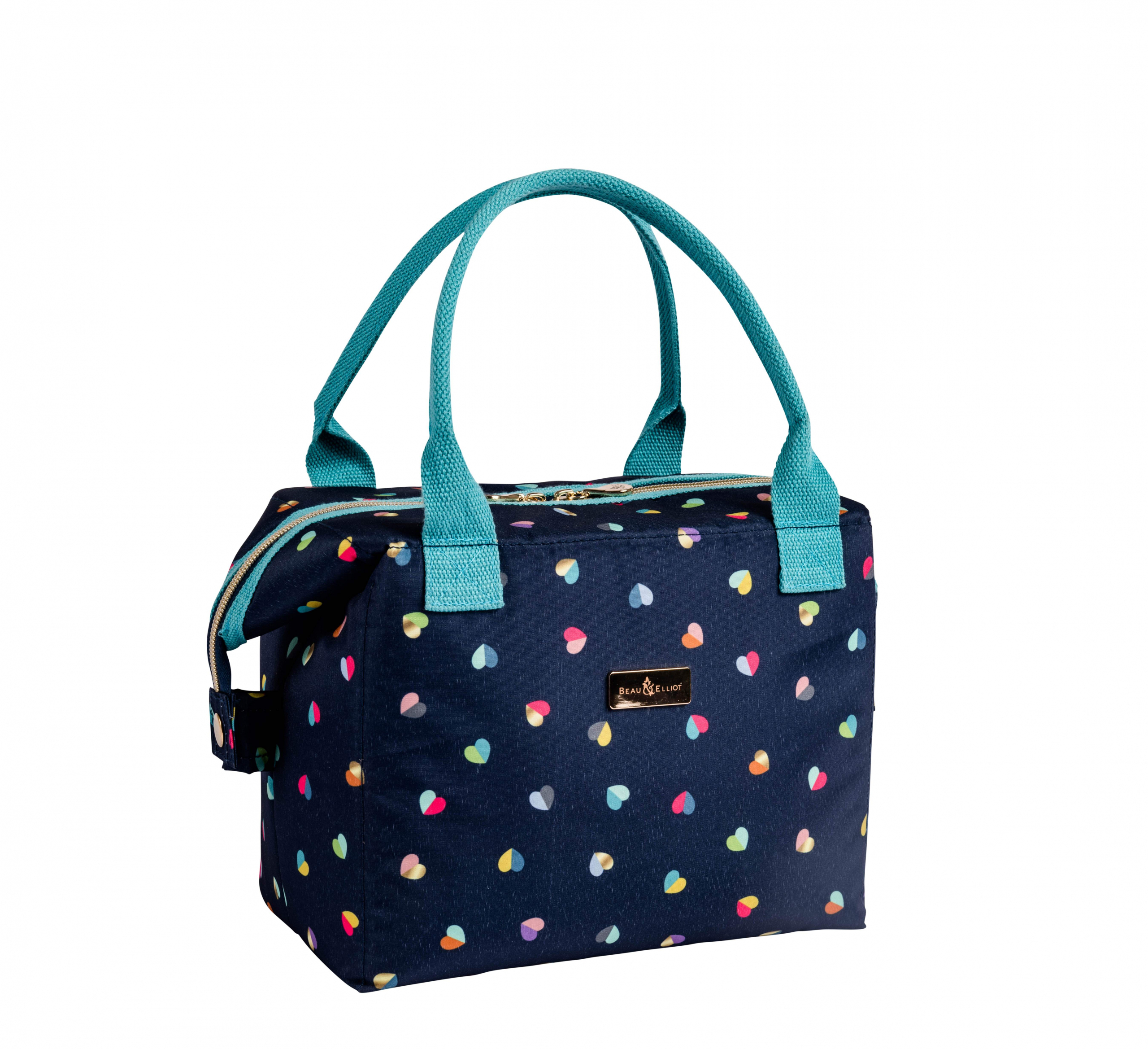 Confetti Insulated Convertible Lunch Bag Luxury Insulated Lunch Tote Bag by Beau and Elliot