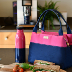 Colour Block Luxury Insulated Lunch Tote Bag by Beau and Elliot