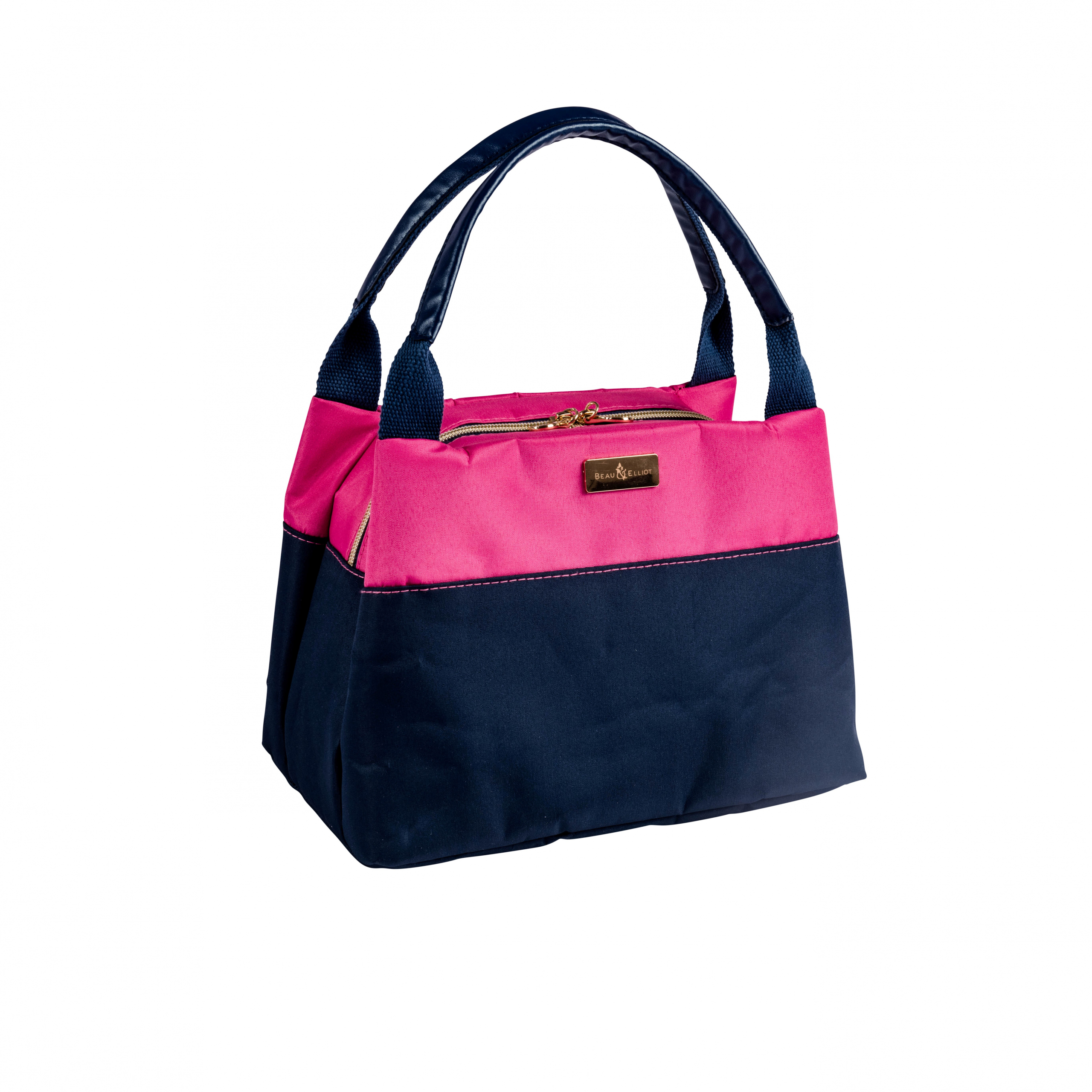 Colour Block Luxury Insulated Lunch Bag by Beau and Elliot