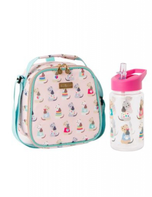 Childrens Puppy Love Lunch Bag & matching Drinks Bottle