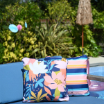 Riviera Outdoor Double Sided Cushion Floral/Stripe