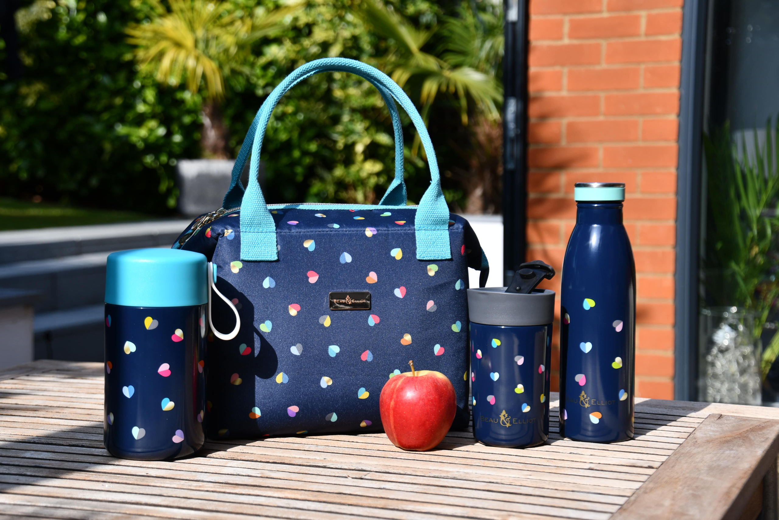 Luxury designer insulated cool lunch bags hydration bottles and vacuum flasks