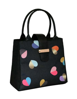 Emily Heart Insulated Lunch Bag