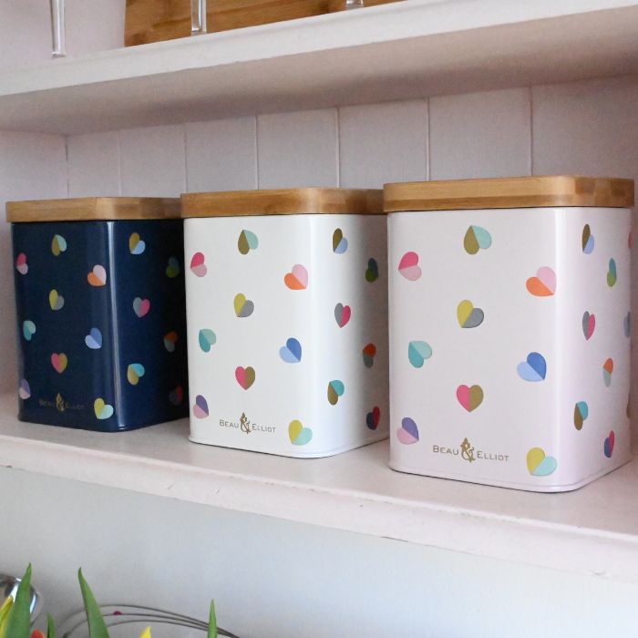 Confetti Home Navy Storage Canister