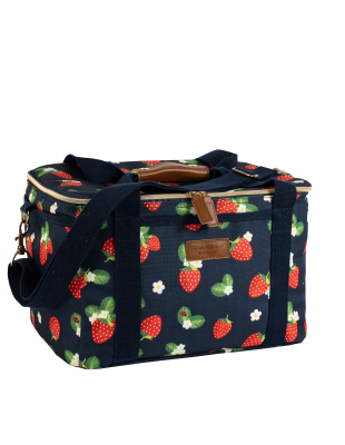 Strawberries & Cream Navy Family Cool Bag