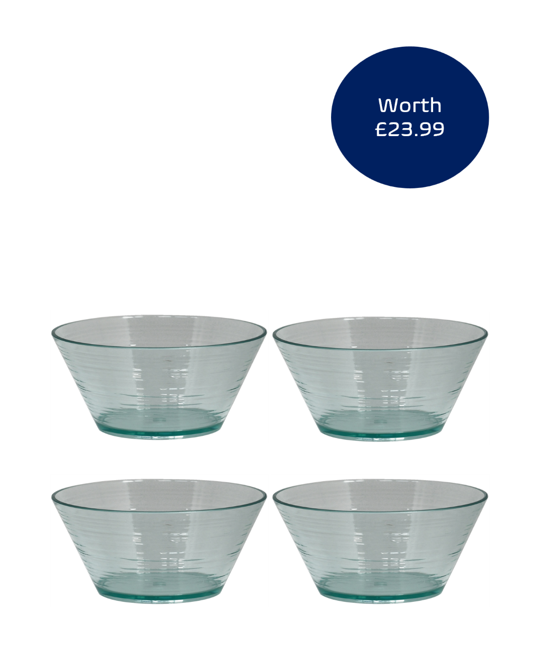 Recycled Look Bowl set of 4