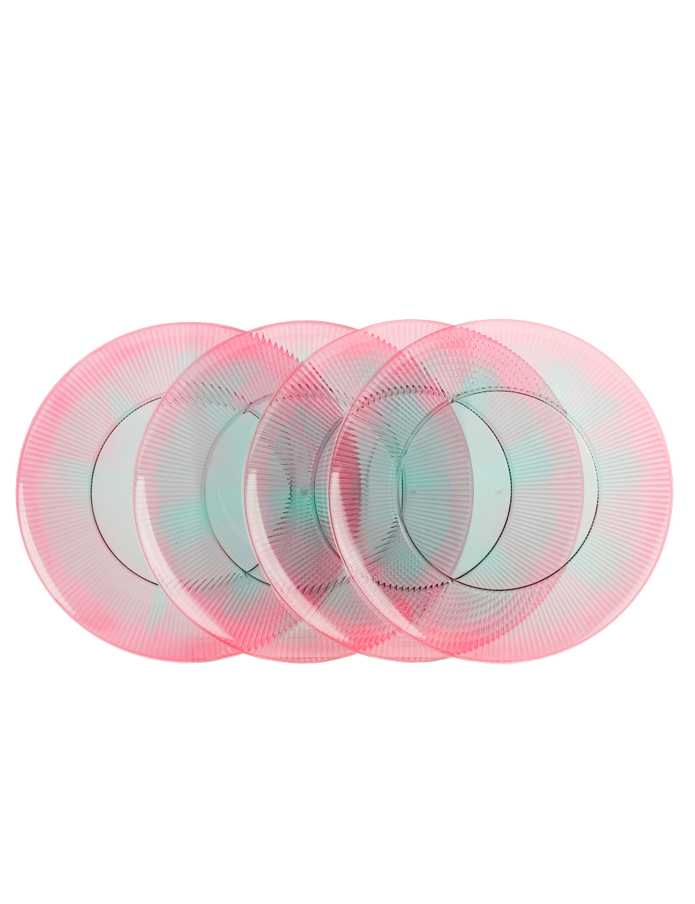 Coconut Grove Ombre Plates set of 4