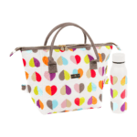 Oxford Confetti Convertible Lunch Bag and Water Bottle