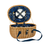 Sara Miller Anniversary 4 Person Oval Picnic Basket