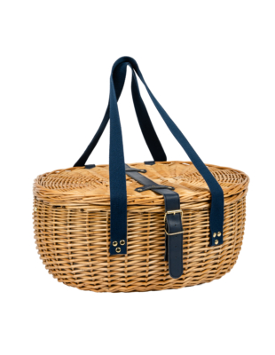 Sara Miller Anniversary 4 Person Oval Picnic Basket